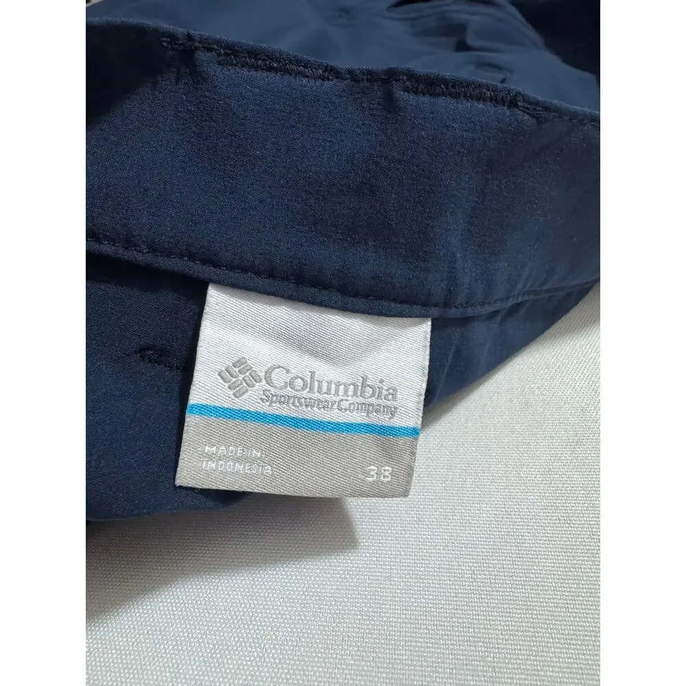 Columbia Sportswear Blue Cargo Shorts - Men's Size 38 with Bottle Opener